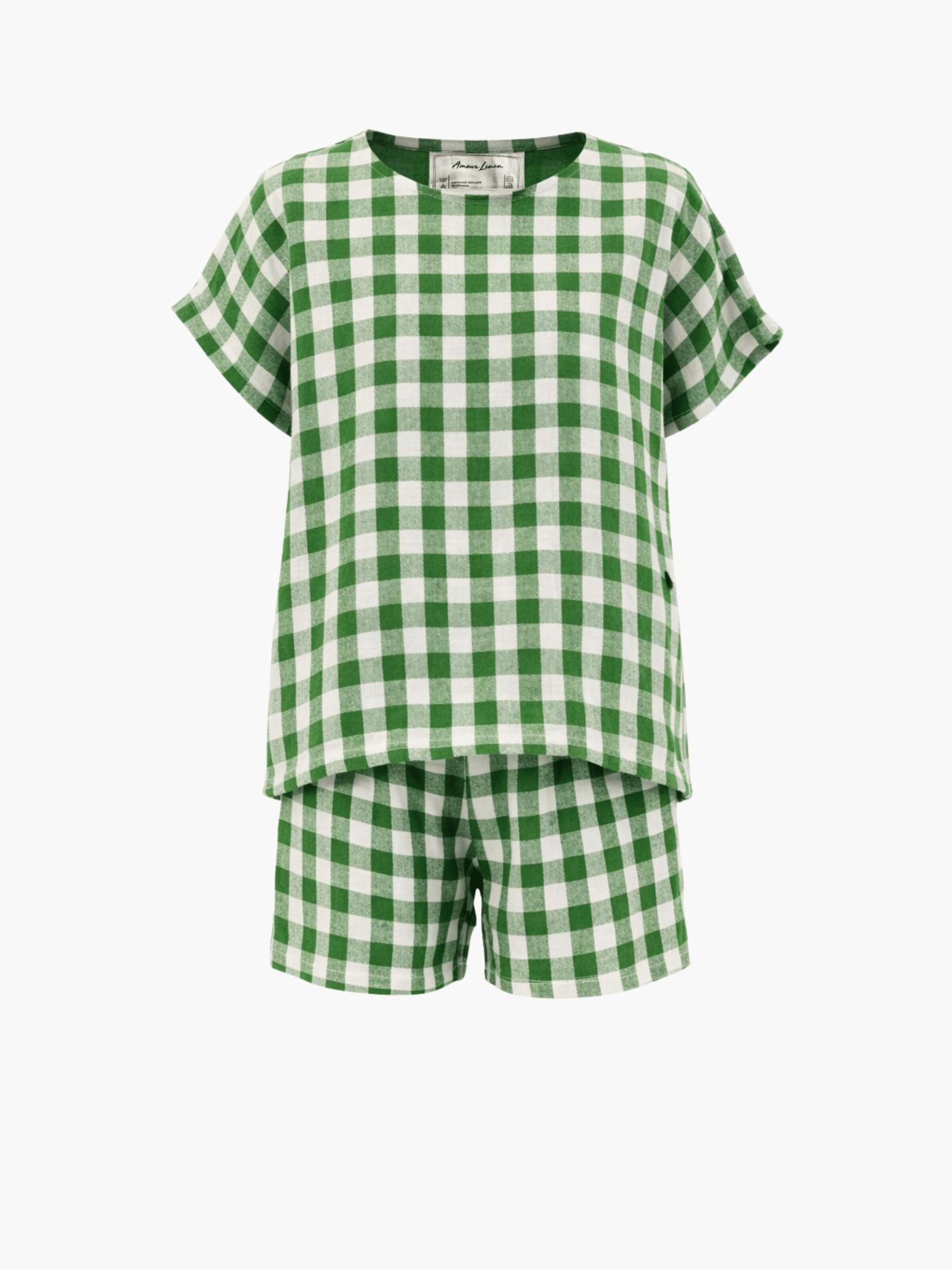 

AmourLinen Пижама 'Cloud Nine' в зеленом цвете