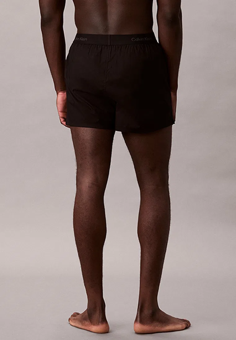 Трусы боксеры, slim fit, Calvin Klein, черный — фото 2