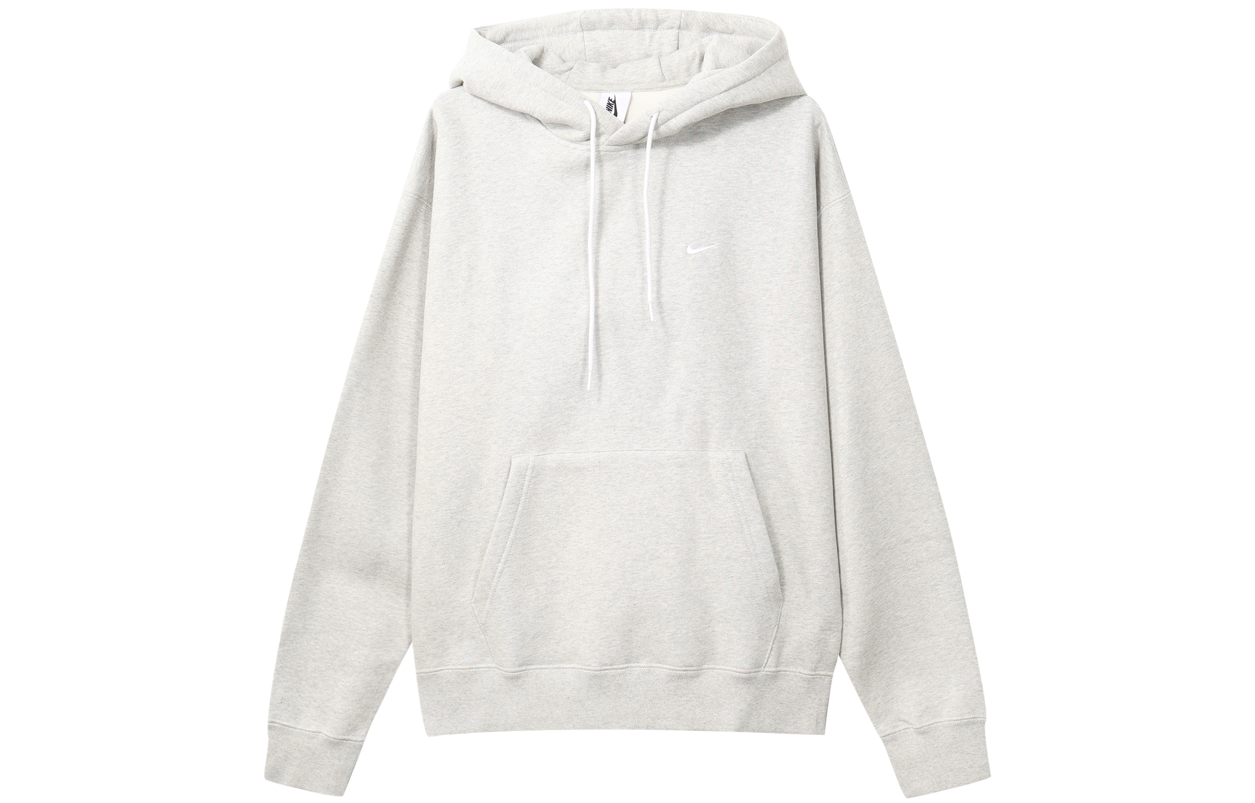 

Толстовка с капюшоном Lab Solo Swoosh Fleece с азиатскими размерами Nike, серый/белый