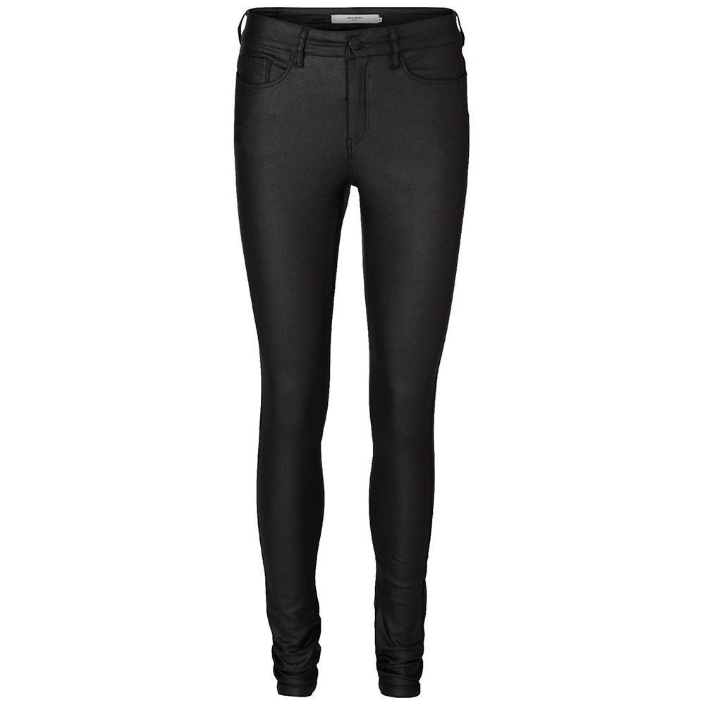 

Брюки Vero Moda Seven Smooth Coated, черный