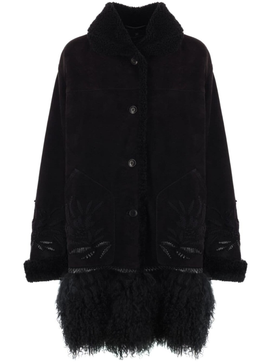 

Ermanno Scervino вышитая дубленка