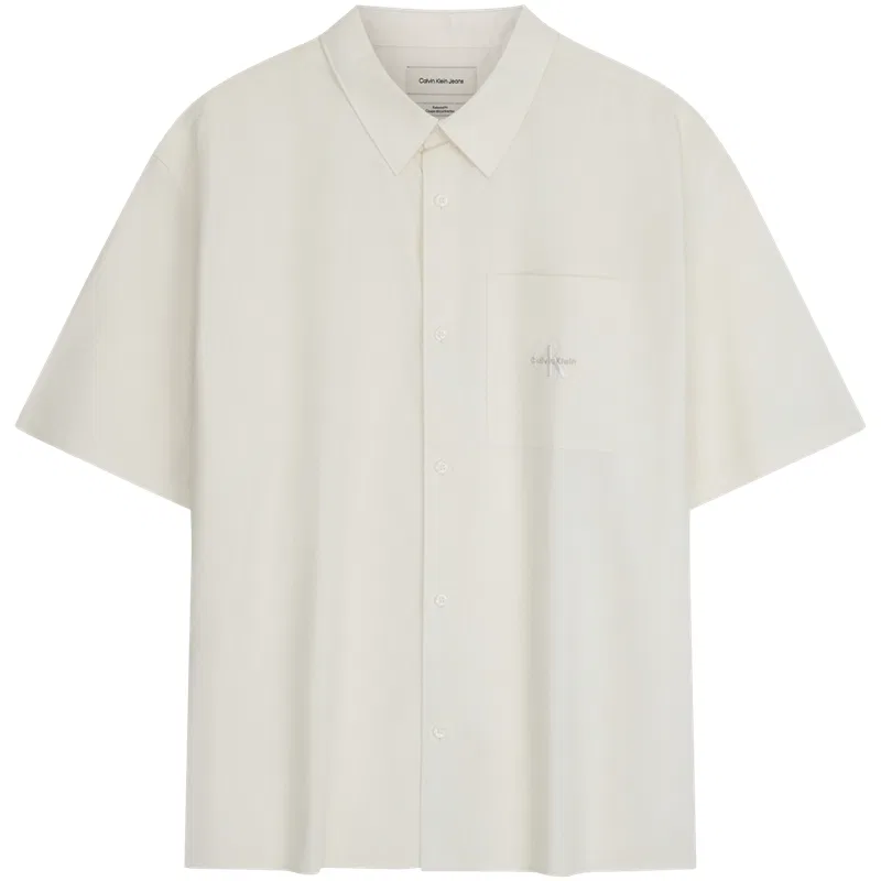 Рубашка мужская с отложным воротником Moderate Calvin Klein, YAS-Ivory