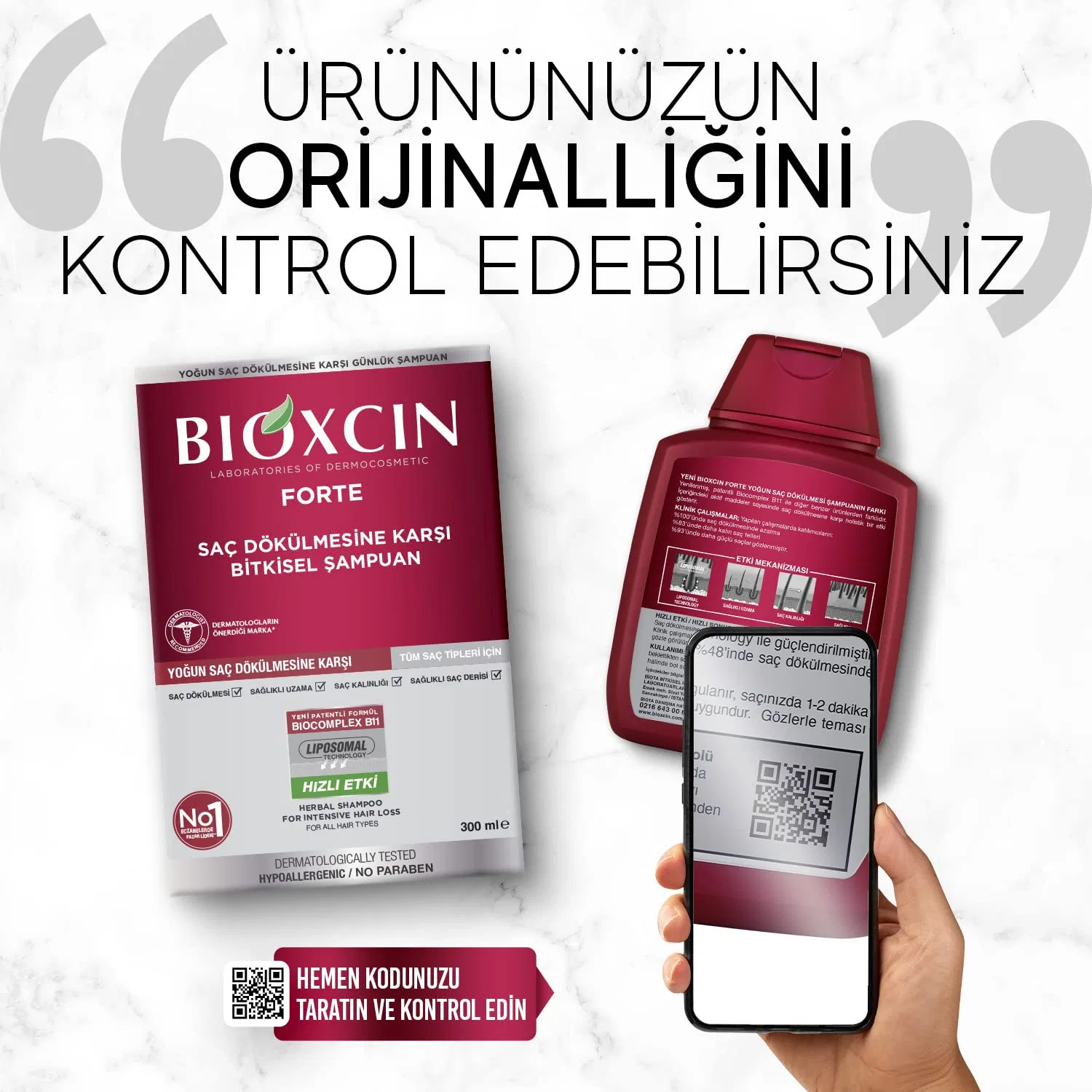 Шампунь BIOXCIN Forte против выпадения волос, 300 мл Bioxcin — фото 2