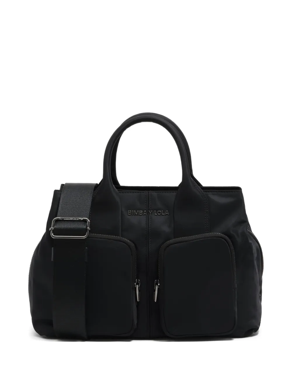 

Сумка-тоут среднего размера с рабочими карманами Bimba Y Lola, черный