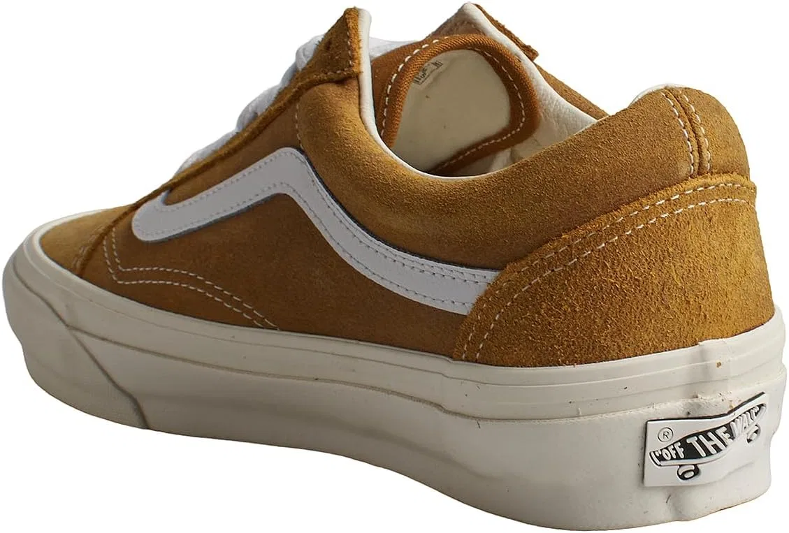 Мужские кроссовки Vans Old Skool 36 Lx из вощеной кожи VN000CNG1M71, Mustard — фото 4