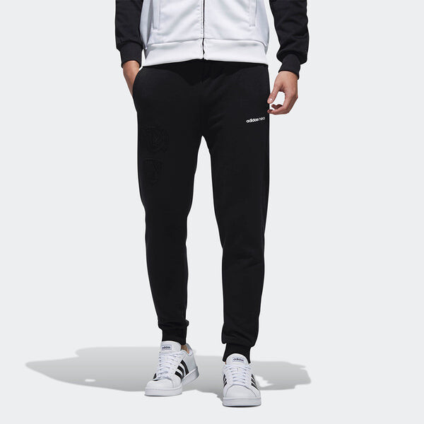 Спортивные штаны adidas neo Neo M Cs Tp 2 Bundle Feet Sports Long Pants Black, черный — фото 3