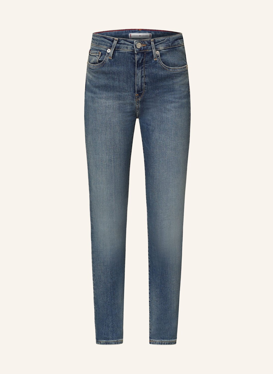 

Джинсы скинни комо TOMMY HILFIGER, цвет 1A5 Pat