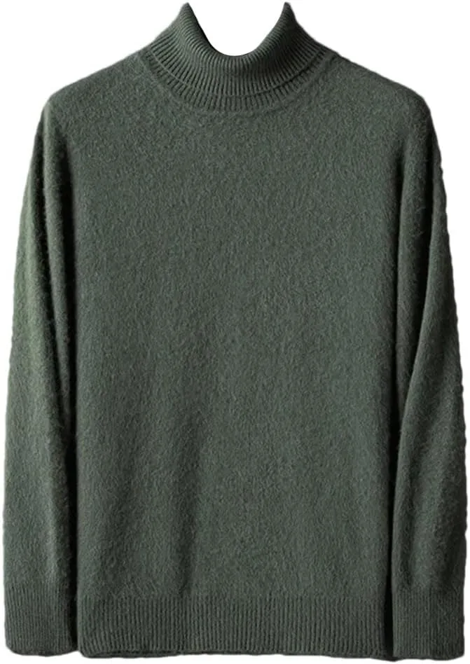 

Мужской свитер Dninmim с высоким воротником из кашемира