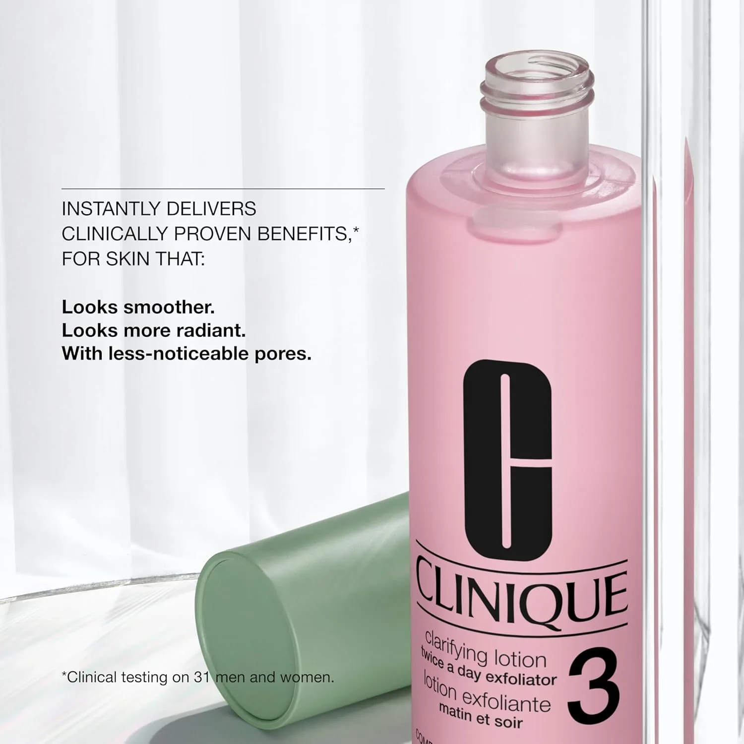 Тоник Clinique — Step Clarifying Lotion Face Exfoliator | с гамамелисом и салициловой кислотой | Для, 198 мл — фото 2