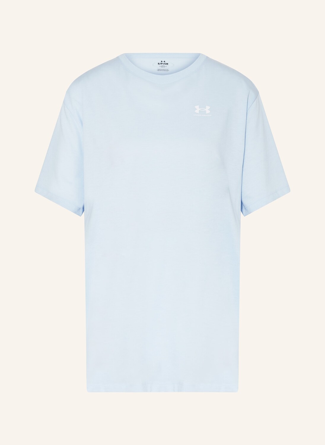 

Футболка и бойфренд Under Armour, голубой