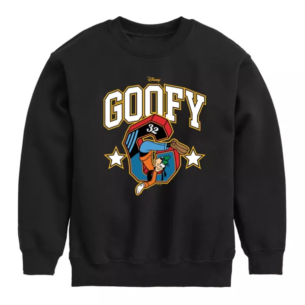 

Микки Маус и друзья толстовка Goofy для мальчиков 8-20 лет с флисовой подкладкой Disney, черный