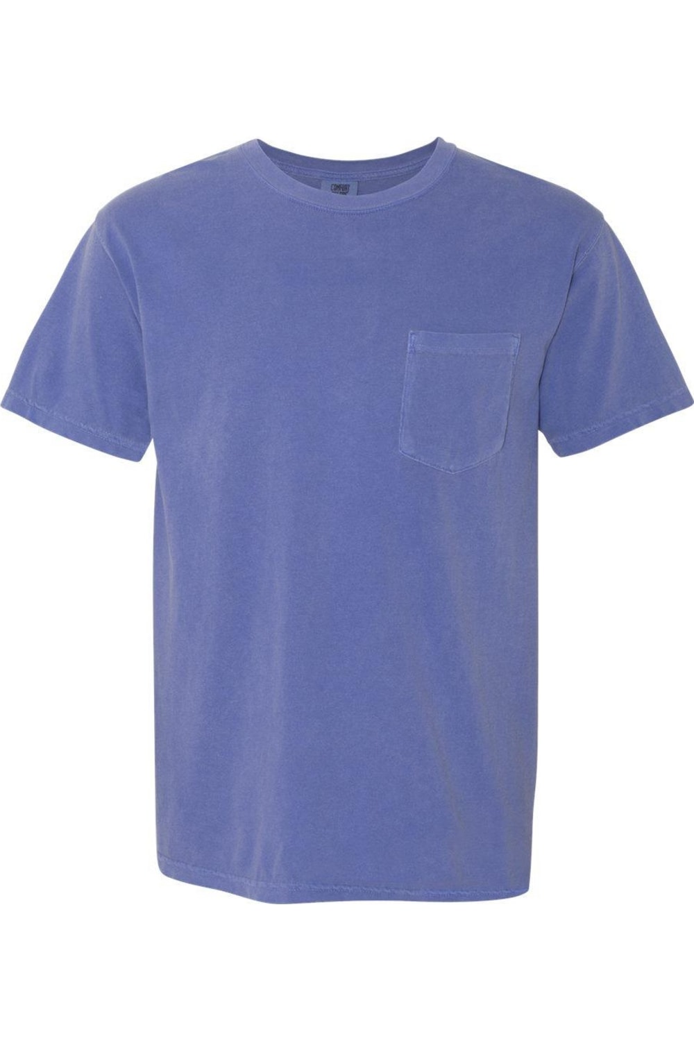 

Футболка Comfort Colors Garment-Dyed Heavyweight Pocket, цвет periwinkle