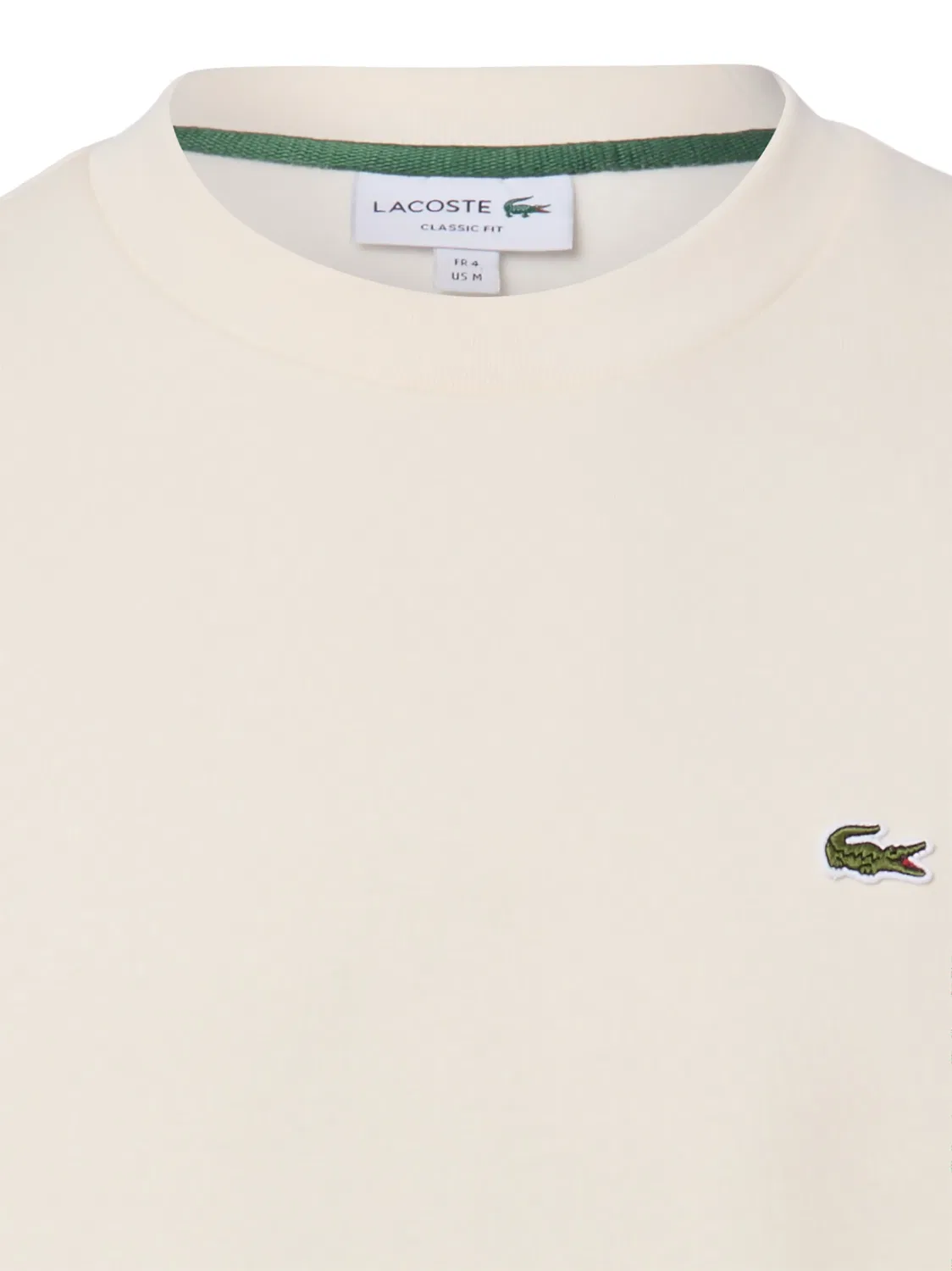 Свитшот большой размер Lacoste, vanille — фото 3