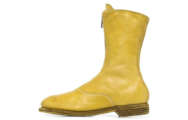 GUIDI Ботильоны женские желтые