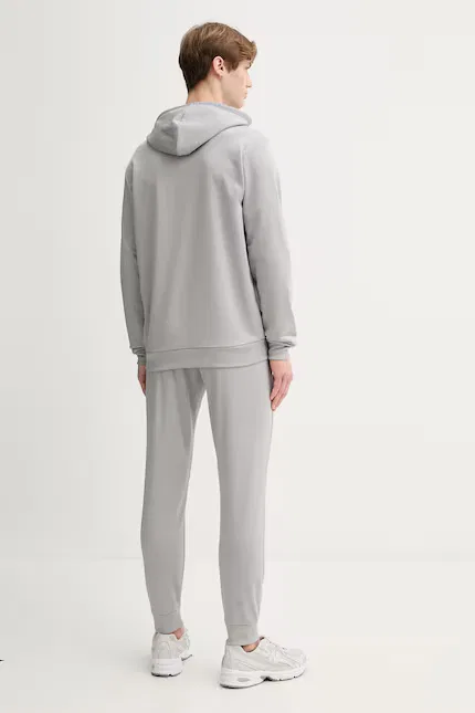 Спортивный костюм из эластичного трикотажа Adidas, серый — фото 4