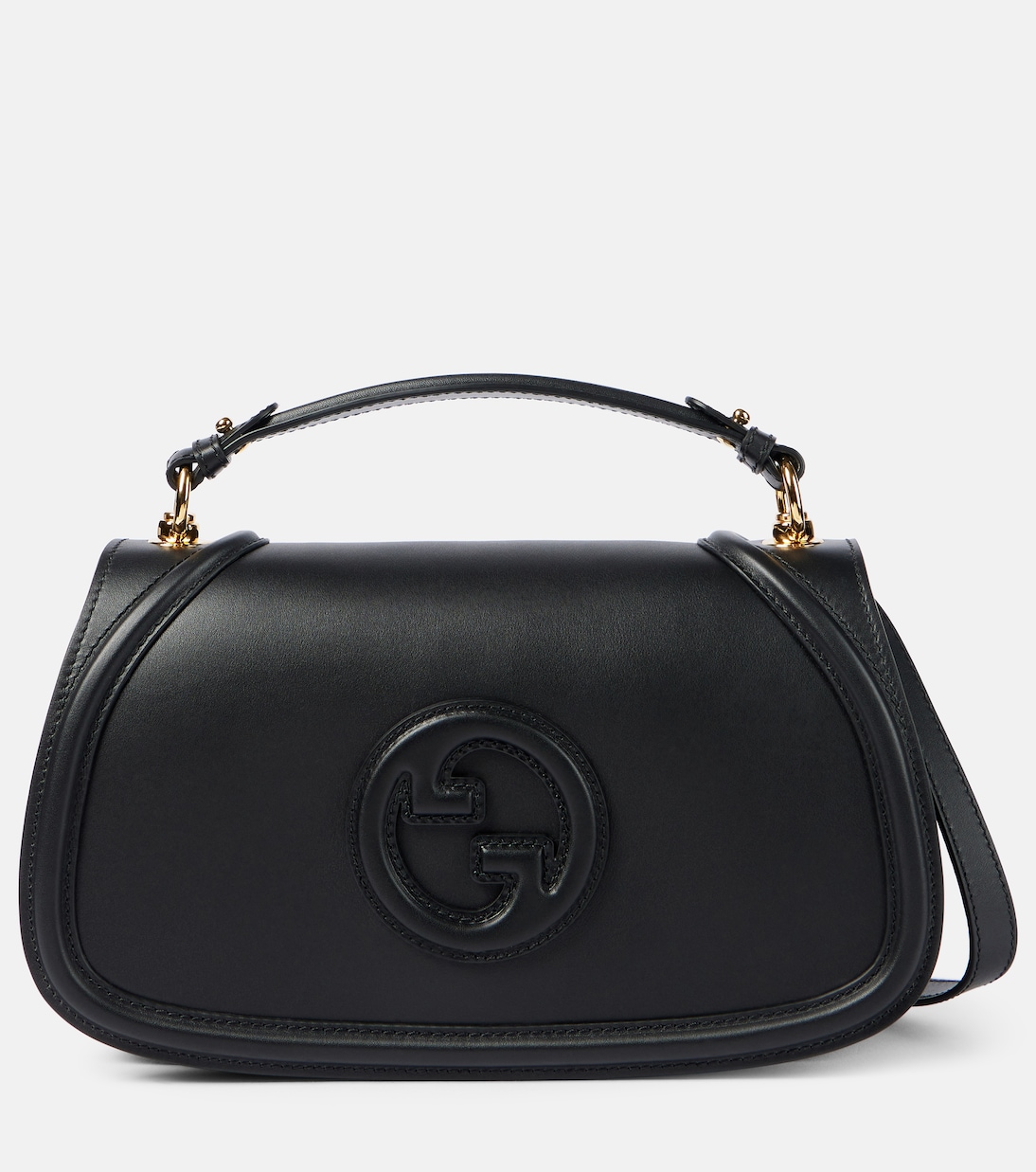 

Сумка-тоут Blondie Medium из кожи Gucci, черный