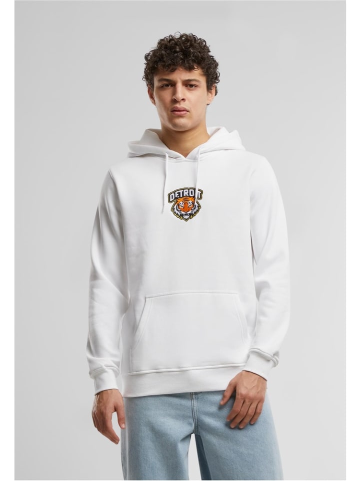 

Толстовка с нашивкой Detroit Tiger Head белого цвета Mister Tee