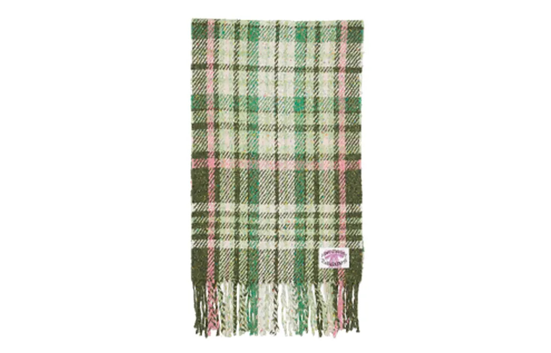 

Шарф из шерсти в клетку Acne Studios, мультиколор