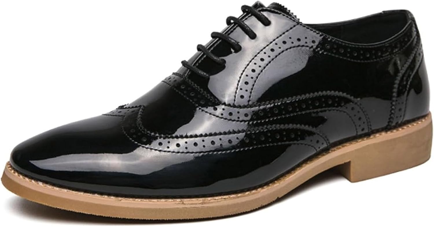 

Мужские классические оксфорды - туфли на шнуровке - удобные дерби с низким каблуком Xinduoyu, черный