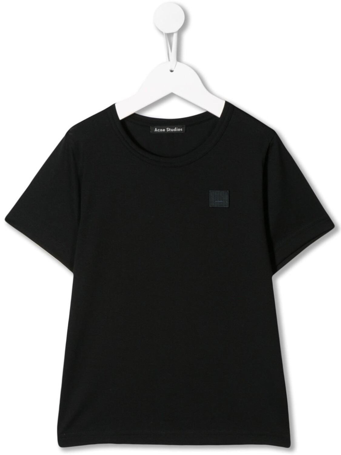 

Футболка с нашивкой-логотипом Acne Studios Kids, черный