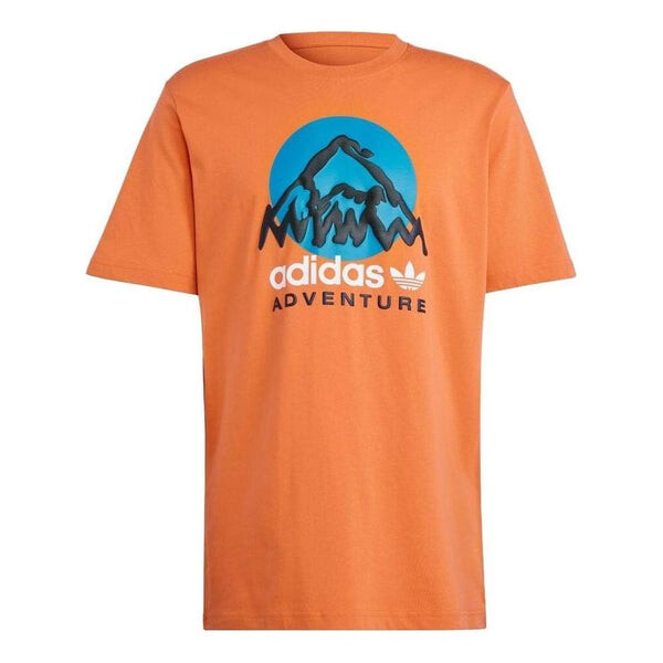 

Футболка adidas Original Adventure Mountain Front T-Shirt 'Orange', оранжевый