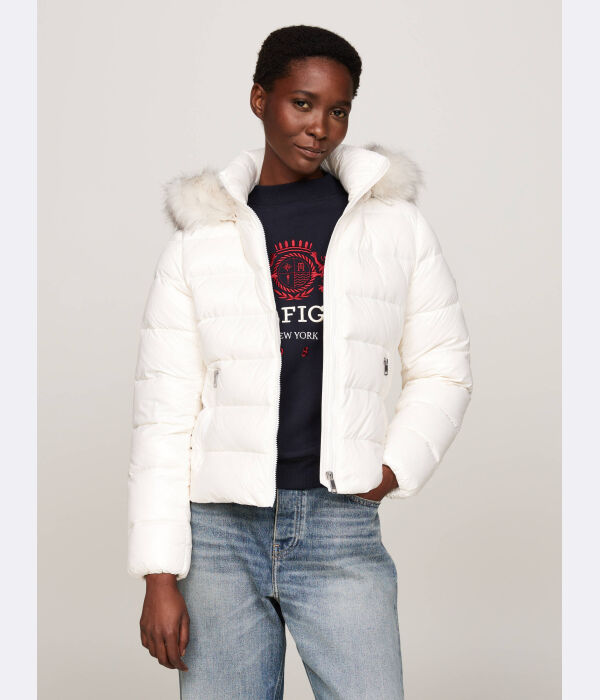 

Пуховик Regular fit Tommy Hilfiger, белый
