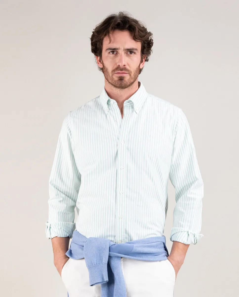 

Мужская рубашка Kodak Striped Oxford El Ganso, зеленый