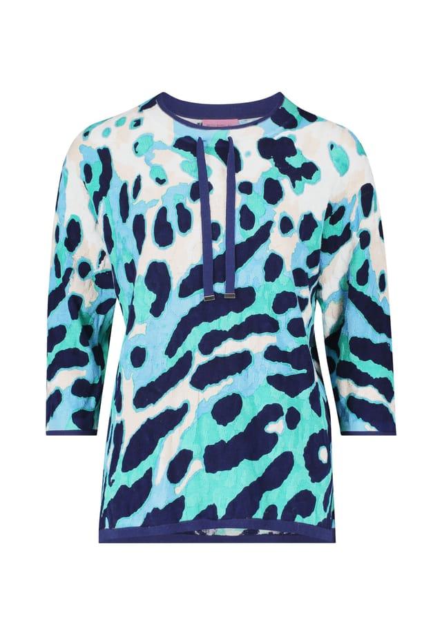 

Тонкий вязаный свитер с леопардовым принтом Betty Barclay, мультиколор