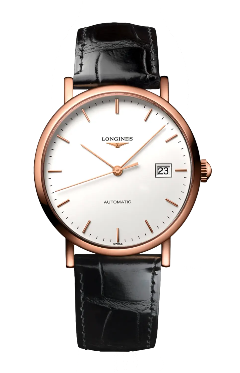 

Часы Longines Elegant collection с розовым золотом 37 мм