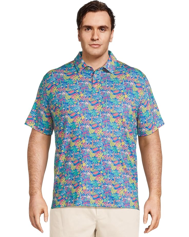 

Поло Chubbies The Tropical Bunch, цвет Bright Blue