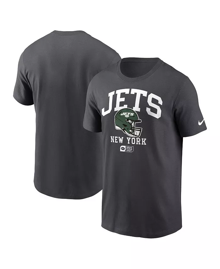 

Мужская футболка Essential с изображением шлема New York Jets в цвете антрацит Nike