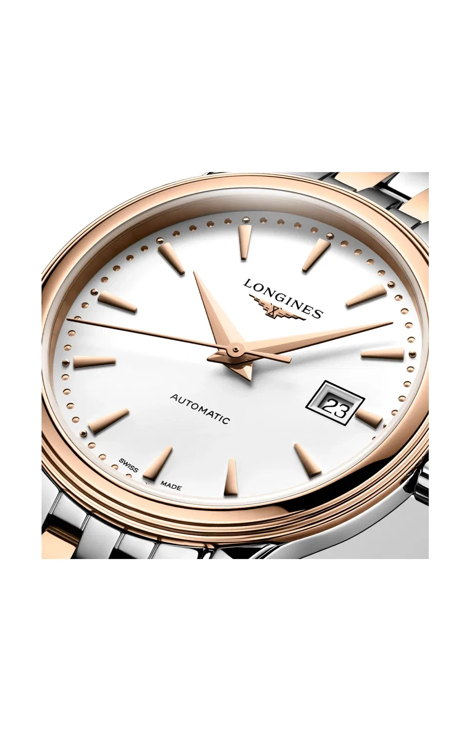 Флагманская классика - L4.374.3.90.7 LONGINES, серебряный — фото 2