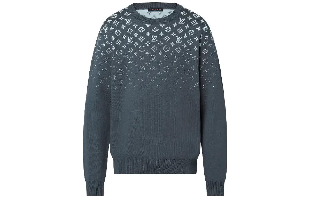 

Толстовка Gradient Cotton Crewneck LOUIS VUITTON, черный