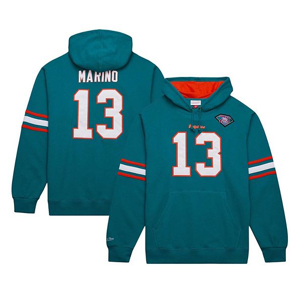 

Толстовка с капюшоном Men's Dan Marino Aqua Miami Dolphins Mitchell & Ness