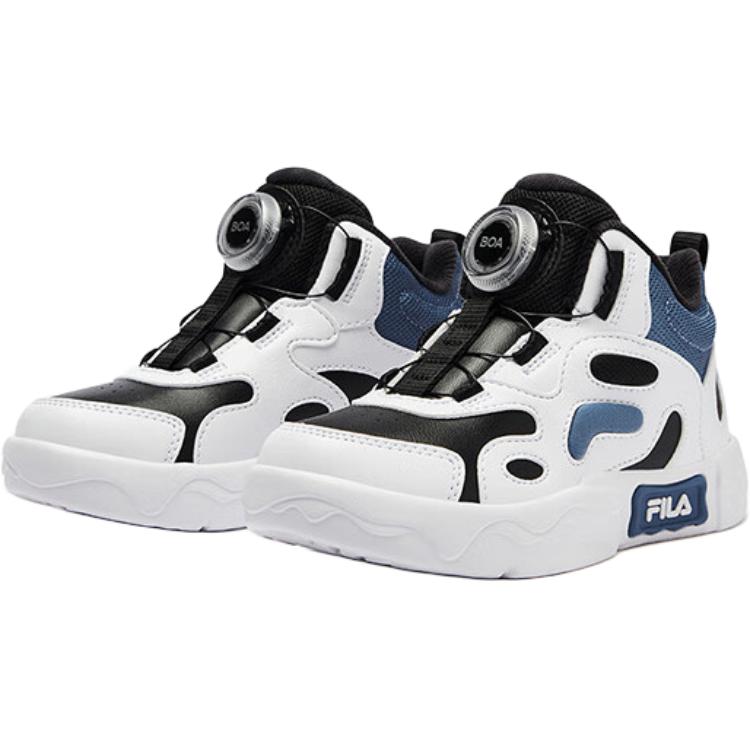 FILA KIDS Детские повседневные кроссовки черно-белые для детей 3-7 лет — фото 4