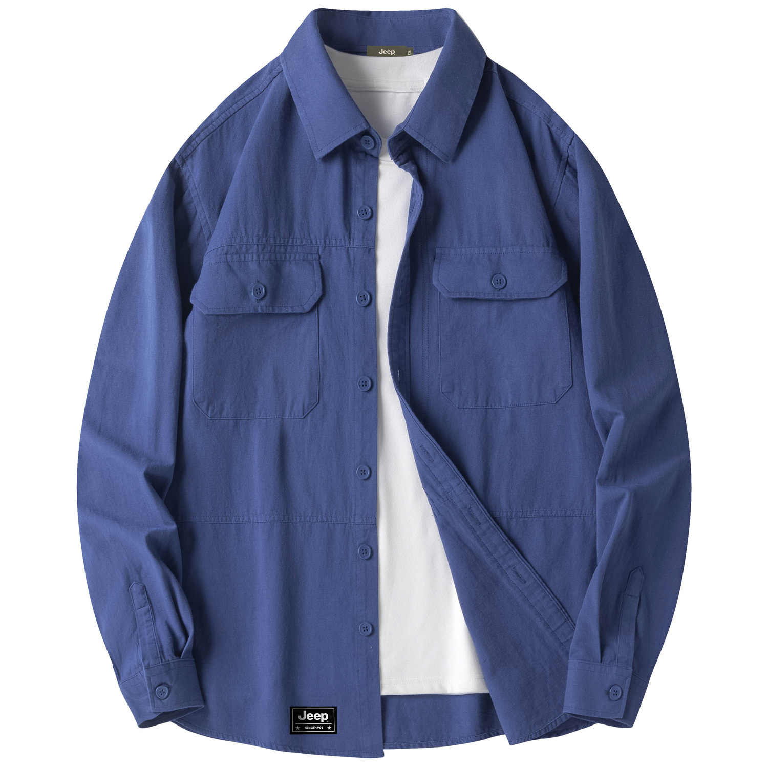 

Рубашка унисекс Jeep, синий