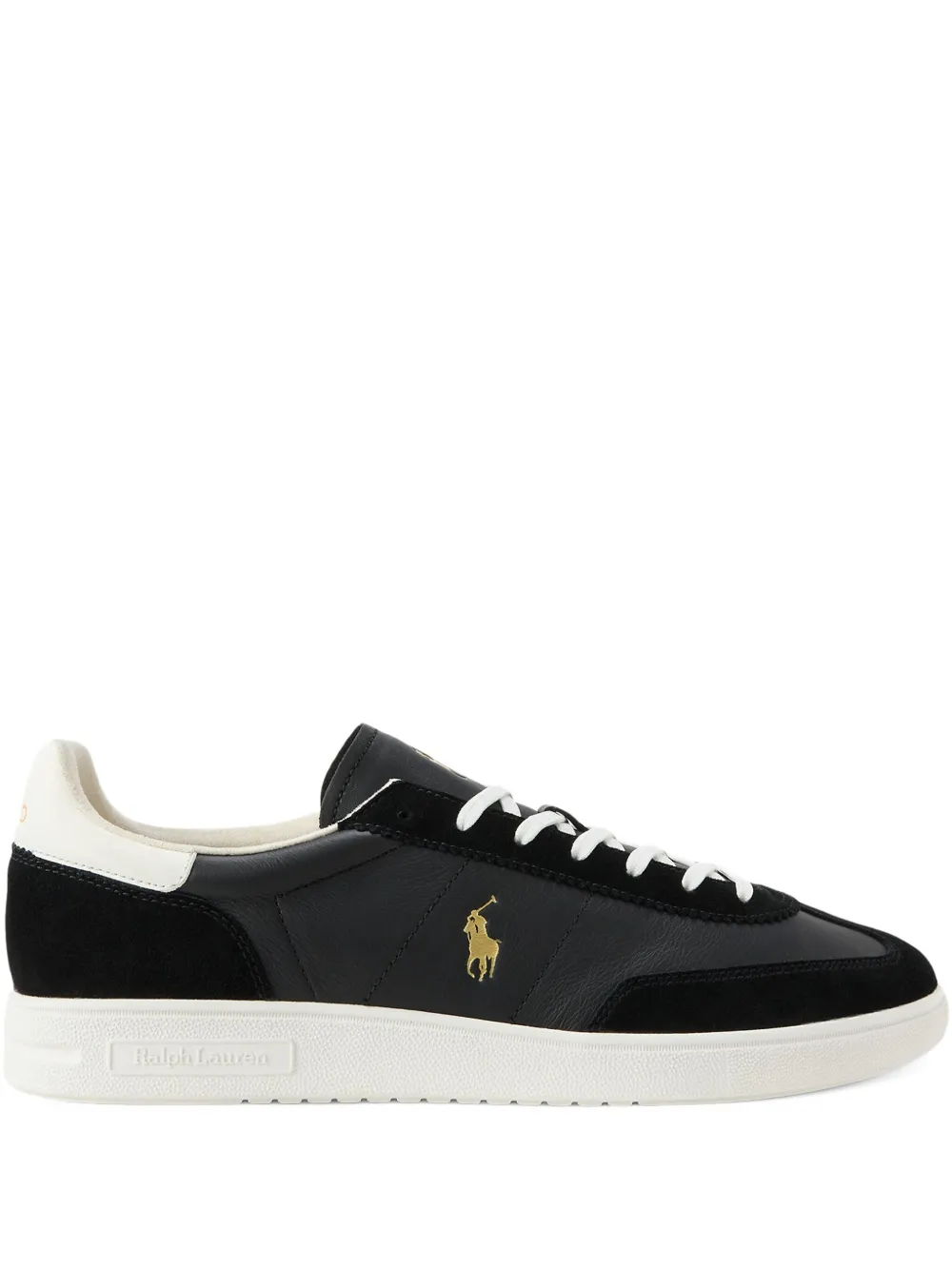 

Кроссовки Bedford из кожи и замши POLO RALPH LAUREN, черный