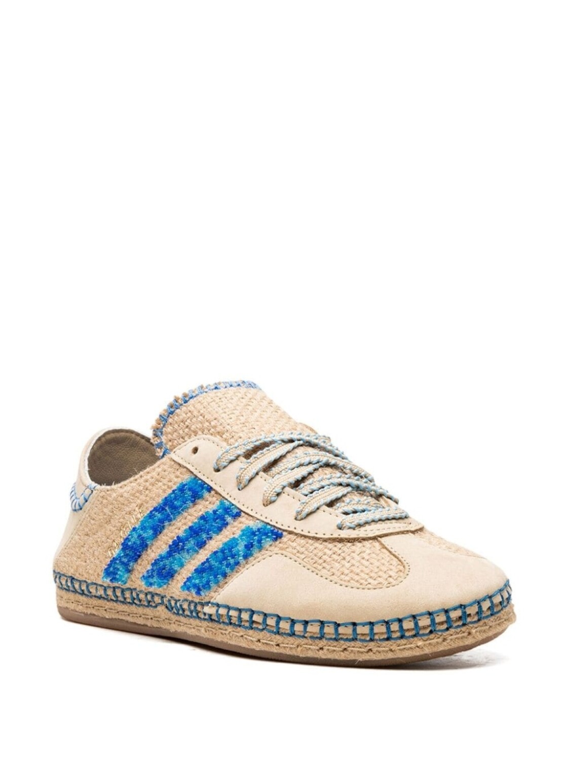 Adidas кроссовки adidas x CLOT Gazelle "Linen Khaki/Light Blue", нейтральный цвет — фото 2