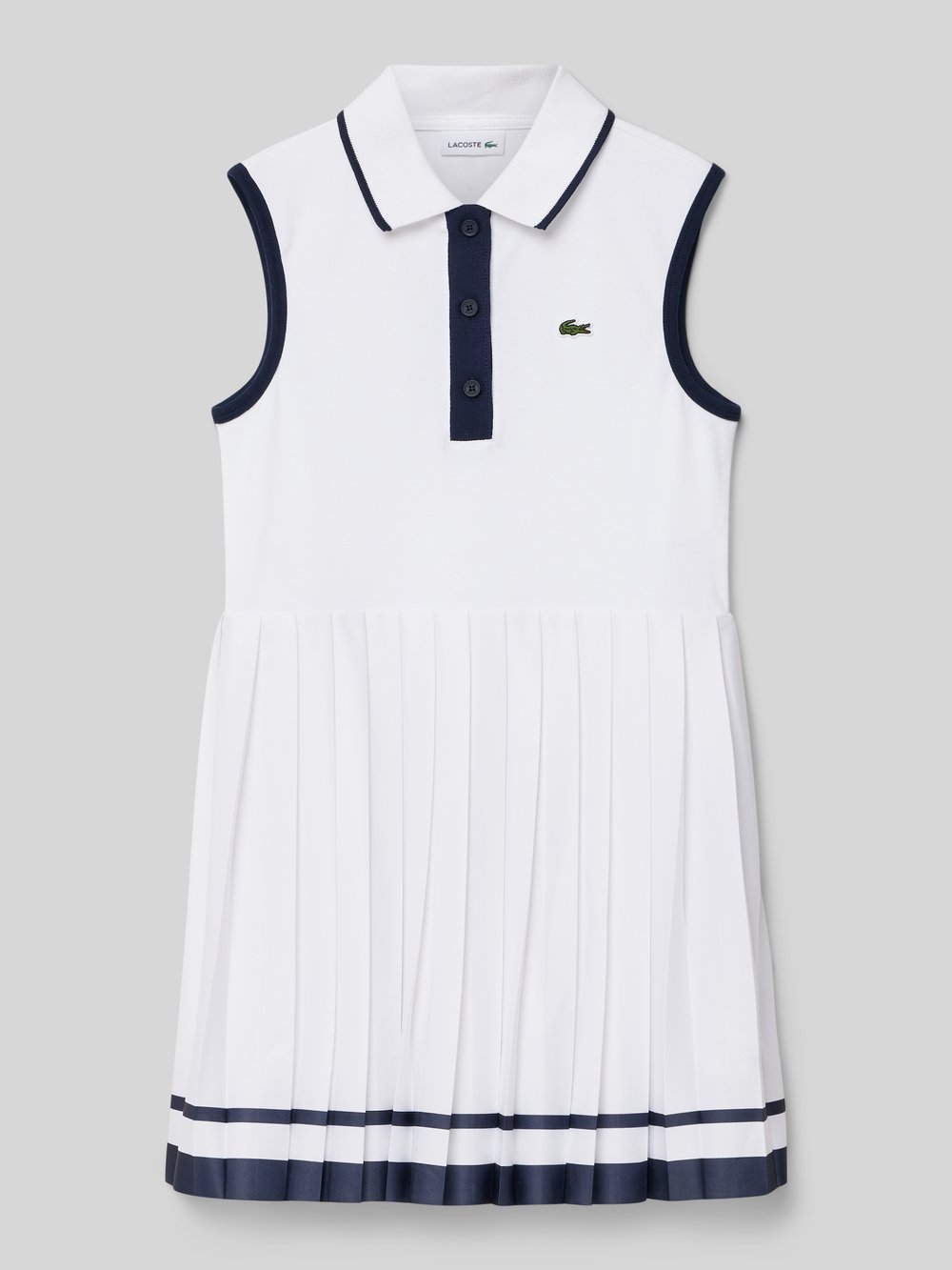

Платье со складками Lacoste, белый