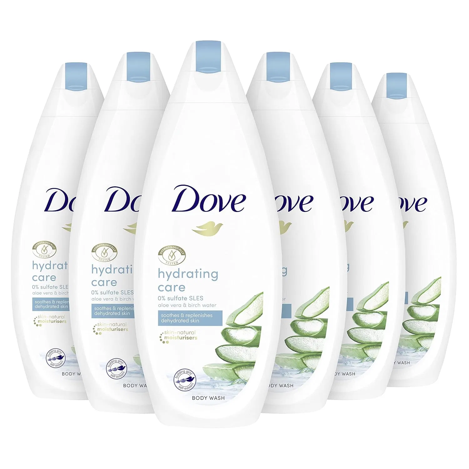 Женский увлажняющий гель для душа Dove Hydrating Care, 6 x 225 мл Dove