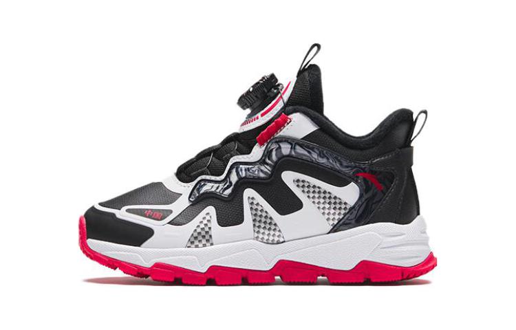 

Детские кроссовки для бега среднего размера с противоскользящей подошвой и износостойкой подошвой для детей 3–7 лет Antakids, черный/белый