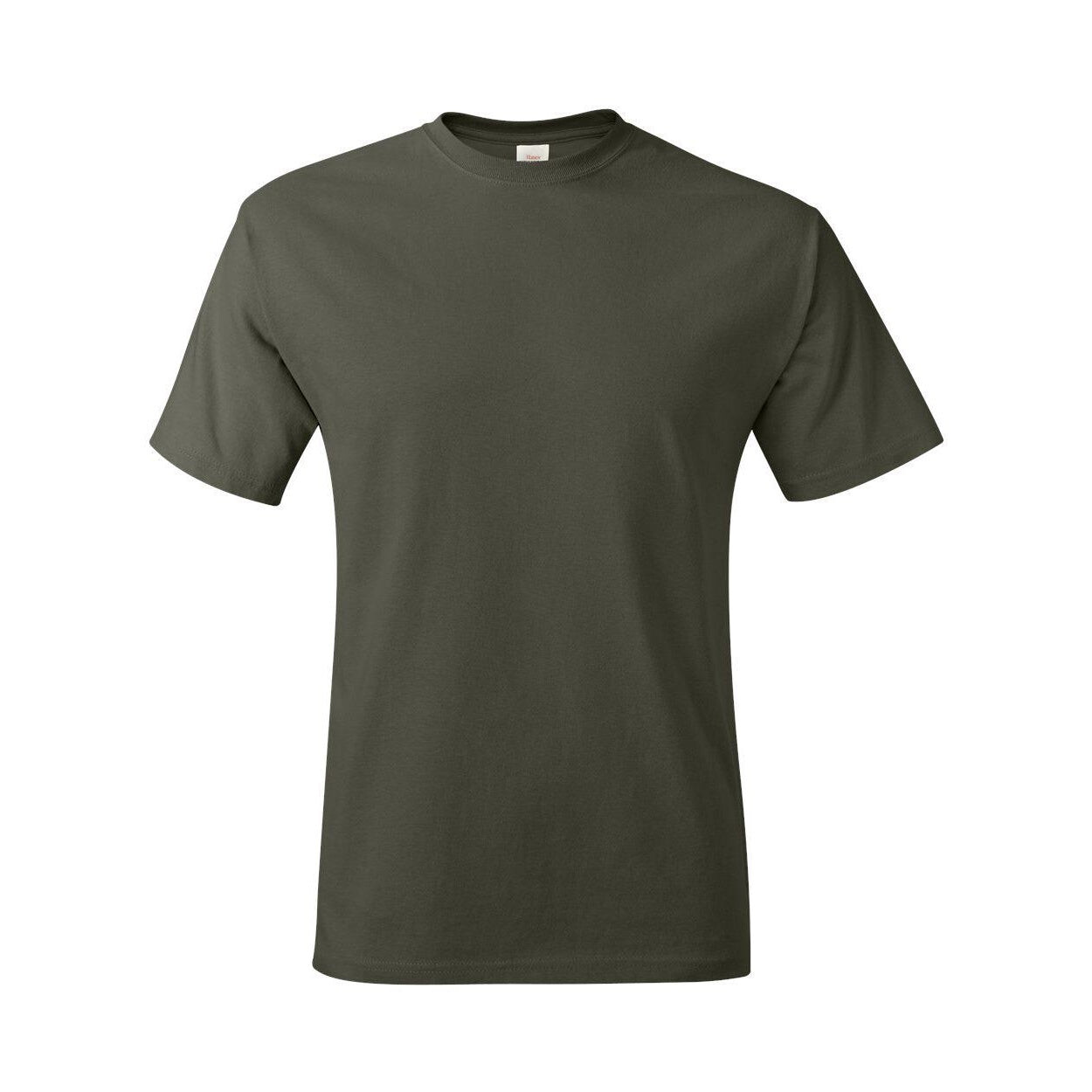 

Аутентичная футболка Hanes, цвет Fatigue Green