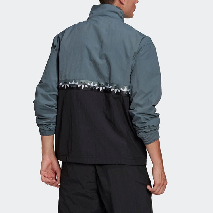 Куртка мужская черная/синяя Adidas Originals, черный/синий — фото 4