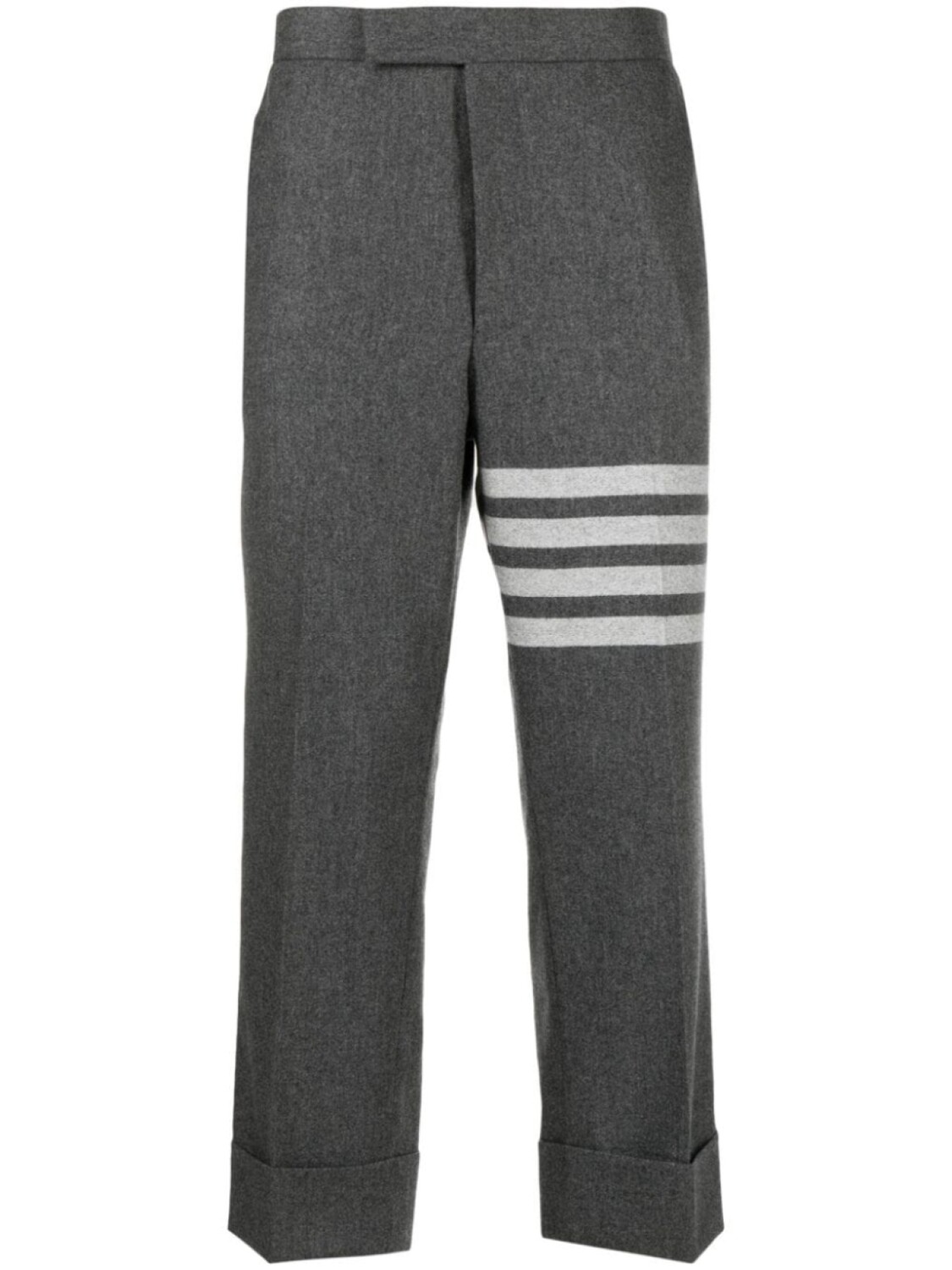 

Thom Browne брюки с низким шаговым швом и заниженной талией, серый