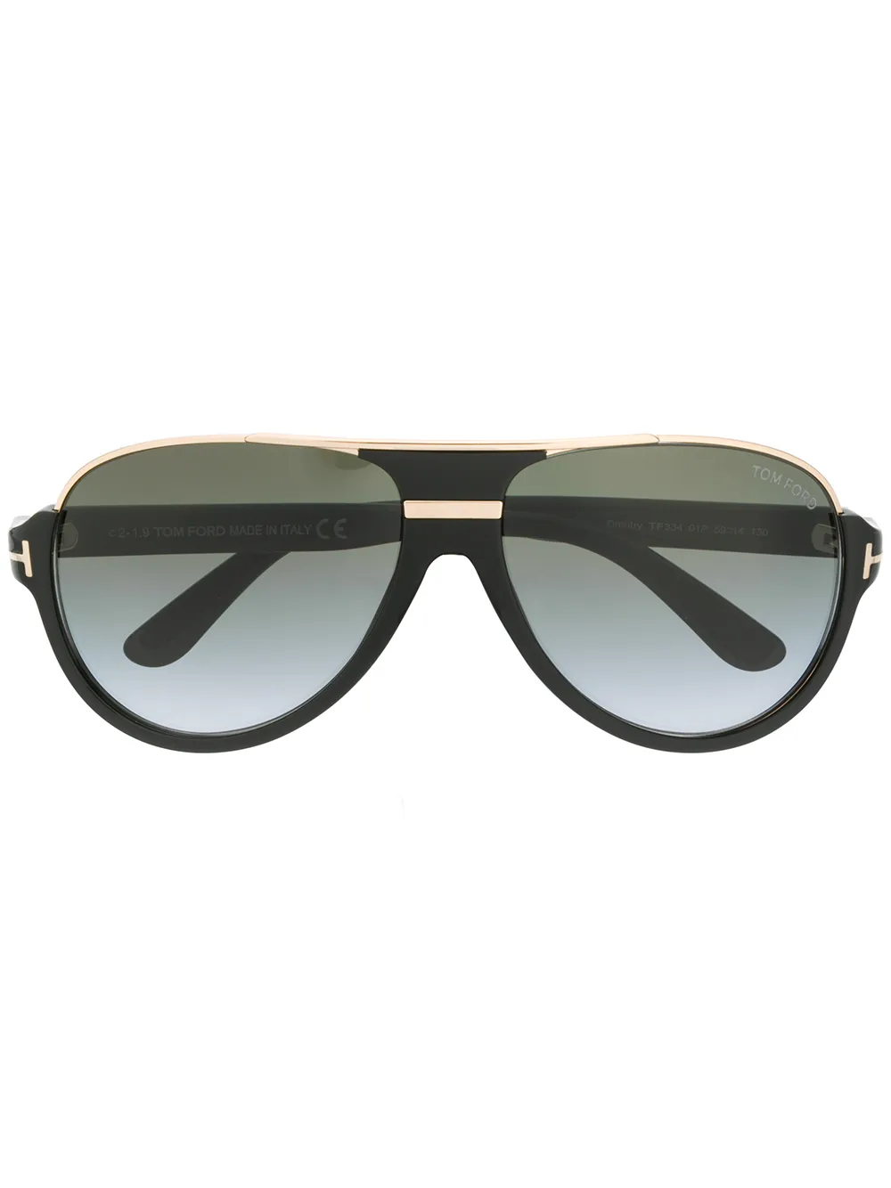 

Солнцезащитные очки-пилоты Dimitry TOM FORD Eyewear, черный