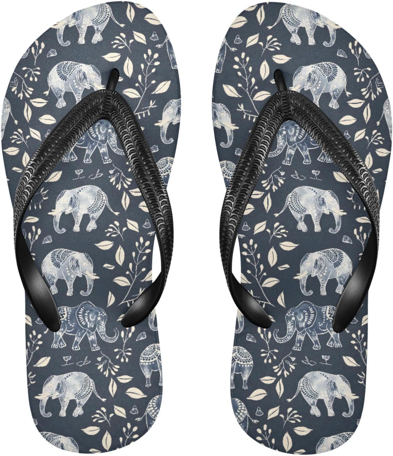 

Шлепанцы MNSRUU для женщин и мужчин, шлепанцы с леопардовым принтом, женские сандалии, мужские сандалии, тапочки для душа, летние нескользящие шлепанцы для плавания, пляжа и ванной комнаты, размер XS, Elephants I8291