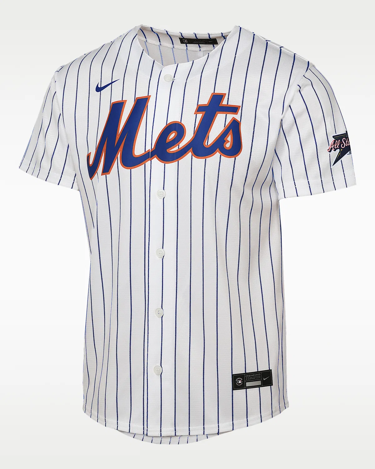 Детская большая футболка Nike MLB Replica New York Mets, White