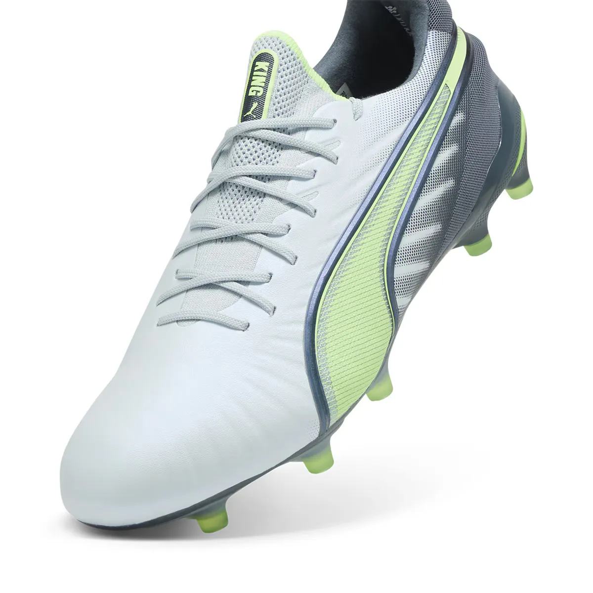 King Ultimate FG/AG Puma Мужские футбольные бутсы, серый/синий — фото 4