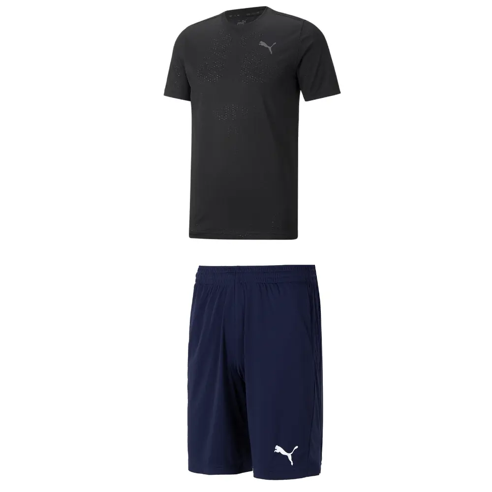 

Повседневная спортивная одежда для мужчин, черный и синий Puma, синий