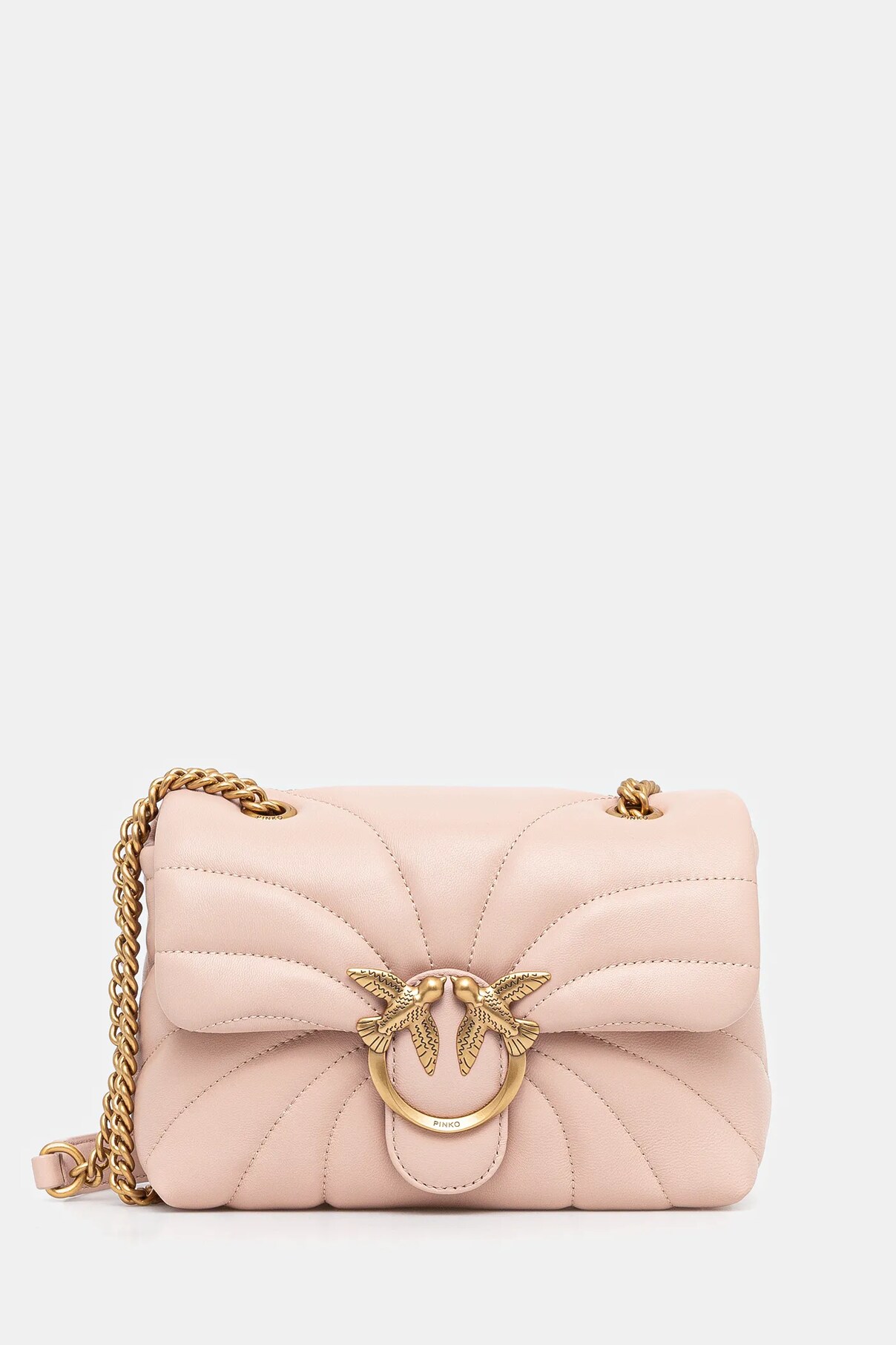 

Сумочка из кожи Pinko, оранжевый
